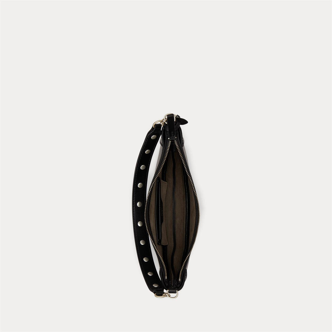 Polo id leather-studded mini chain bag