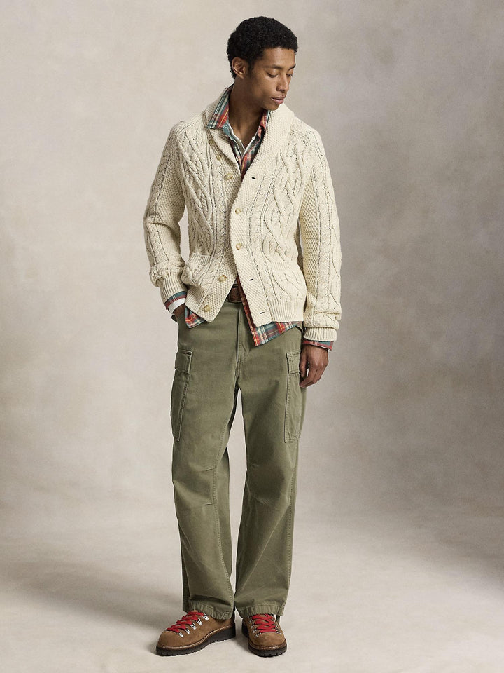 Aran Cotton Cardigan