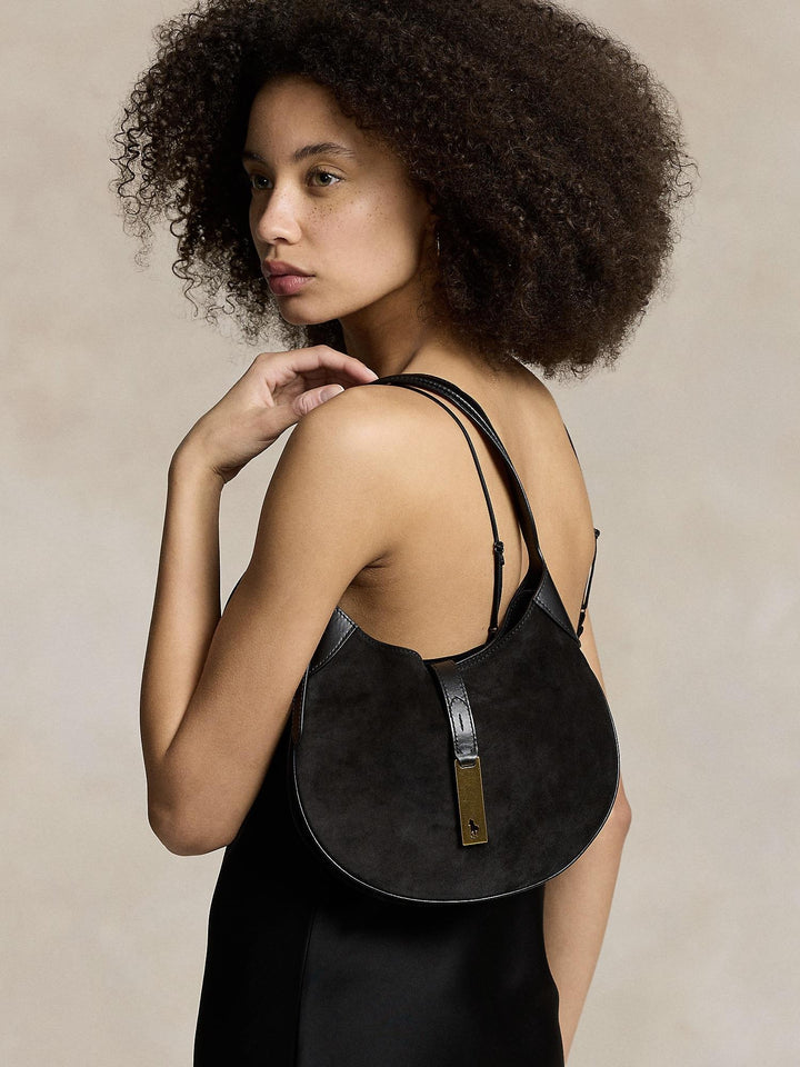 POLO ID SUEDE SMALL SHOULDER BAG
