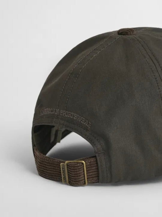 Waxed cotton cap