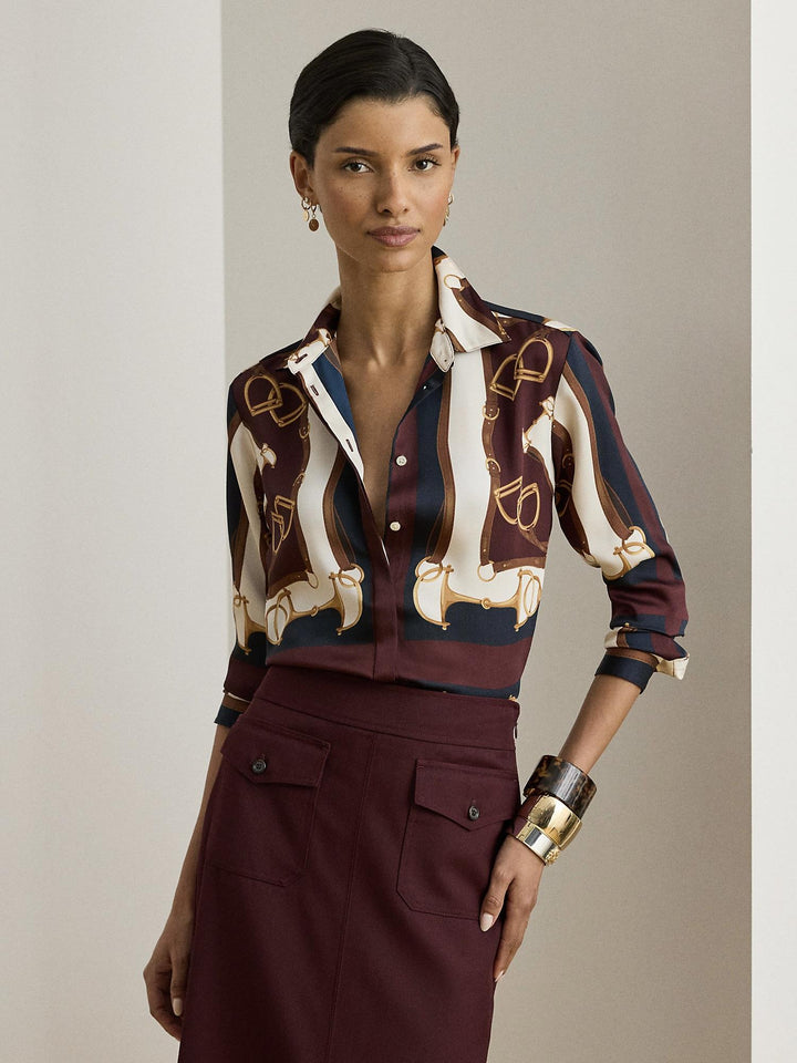 Classic fit equestrian shirt