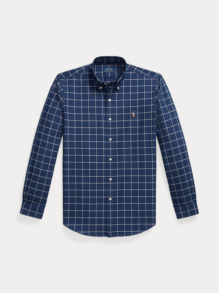 Custom Fit Window Pane Oxford Shirt
