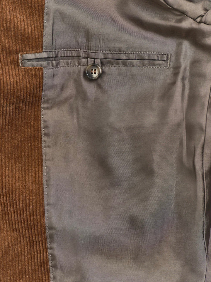 Cord puffer jacket