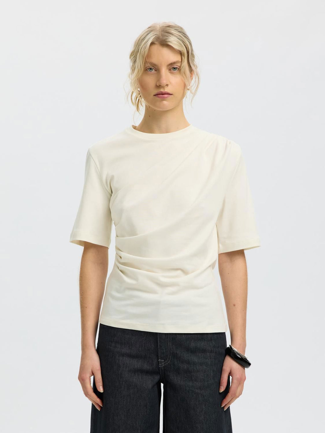 Slwtaj Light Twist Tee Noos