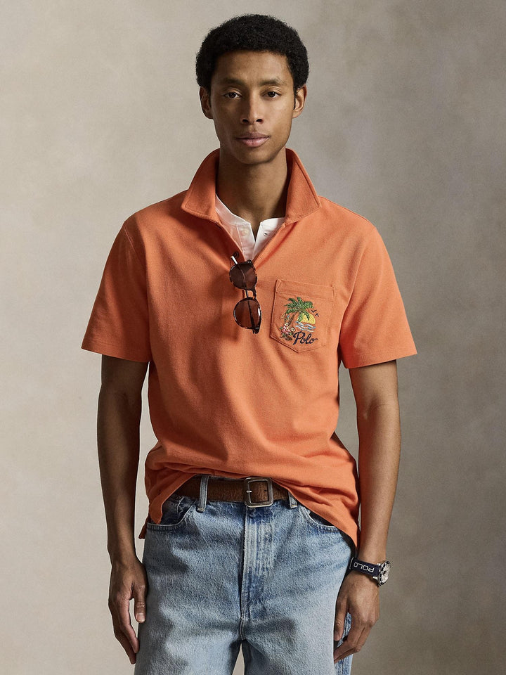 Graphic Knit Polo