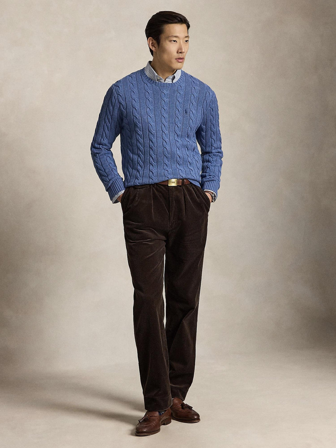 Cable Knit Cotton Sweater