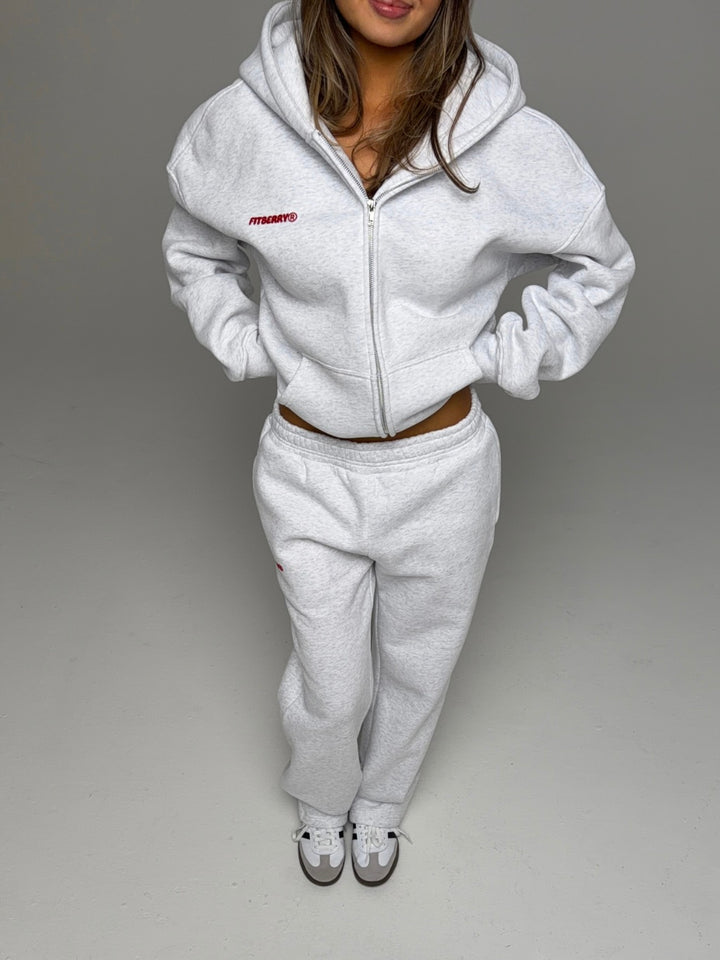Signature Oversized Zip Hoodie
