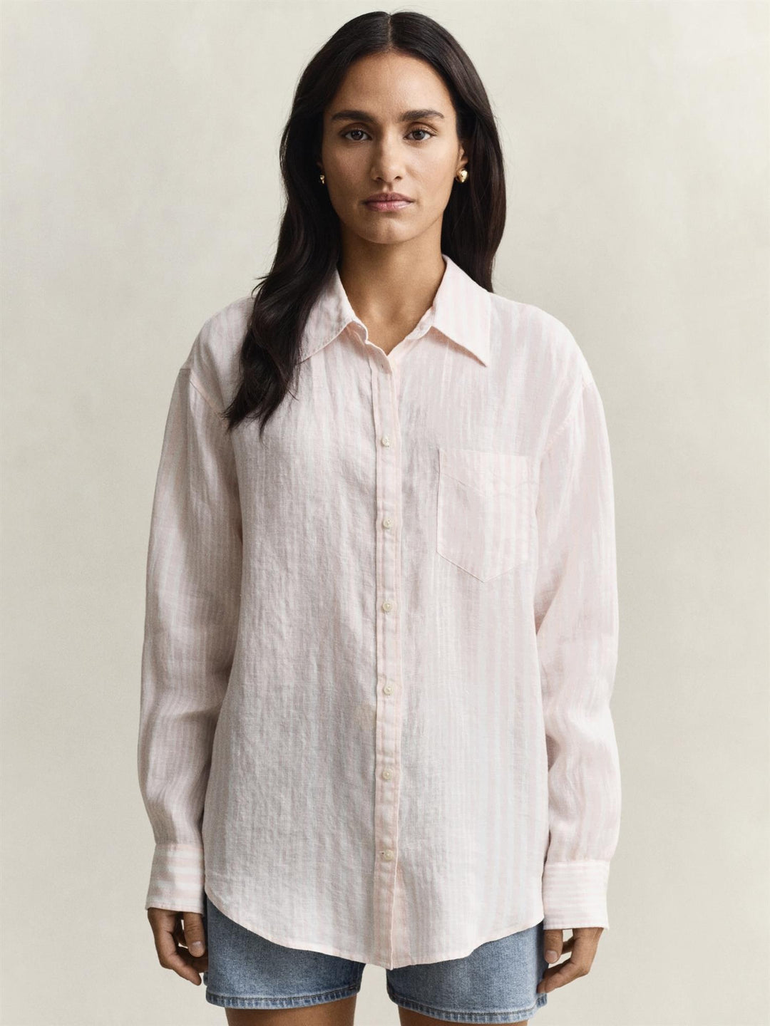 Rel Striped Linen Shirt