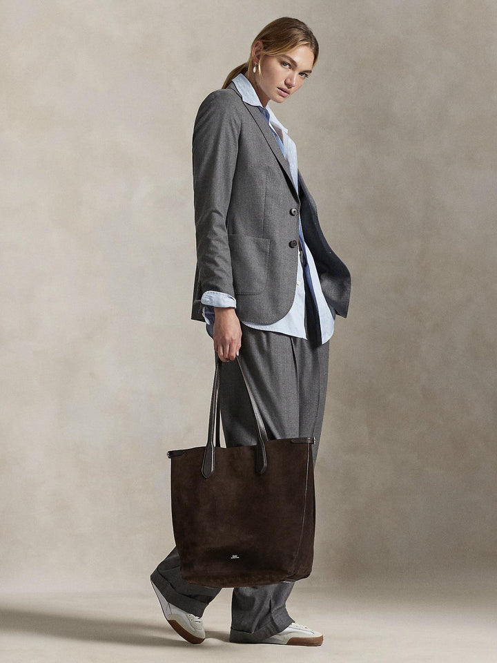 Bellport suede tote
