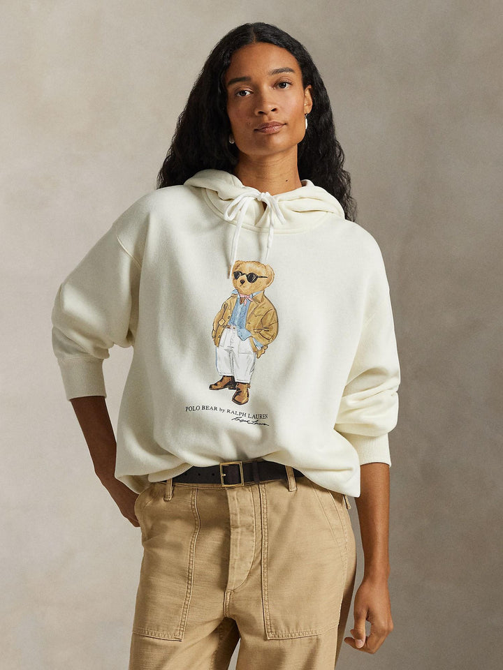 Polo bear fleece hoodie