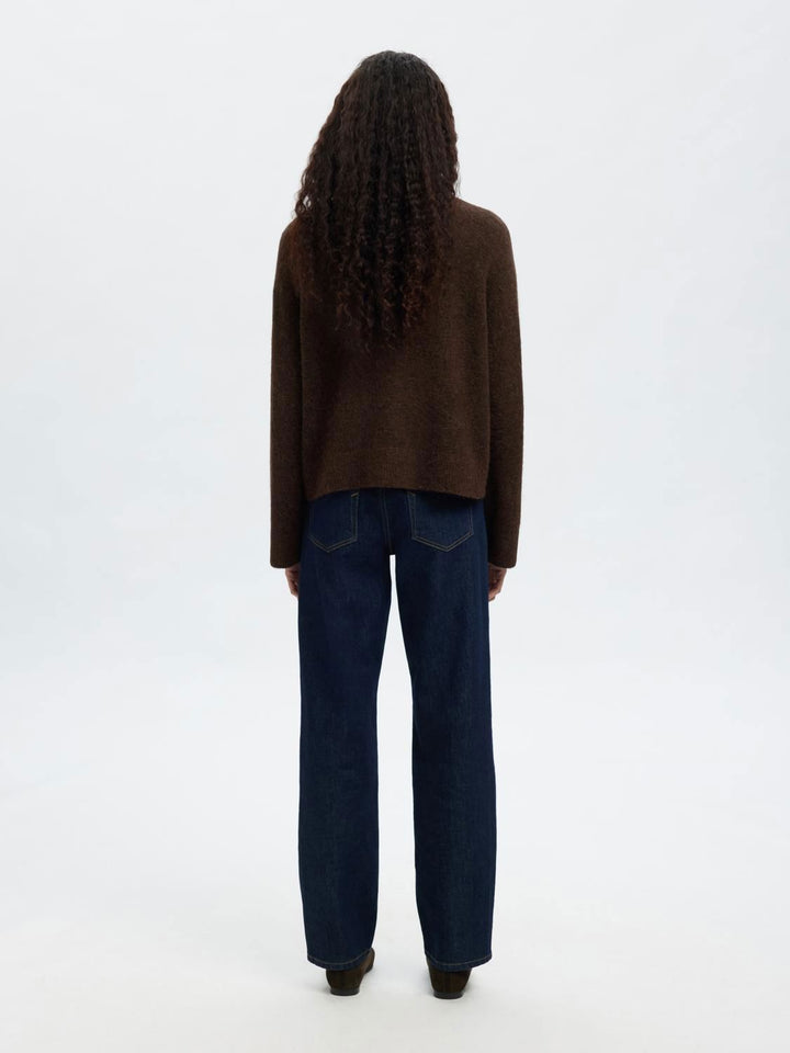 Slwsia Ras Ls Knit Zipper Cardigan