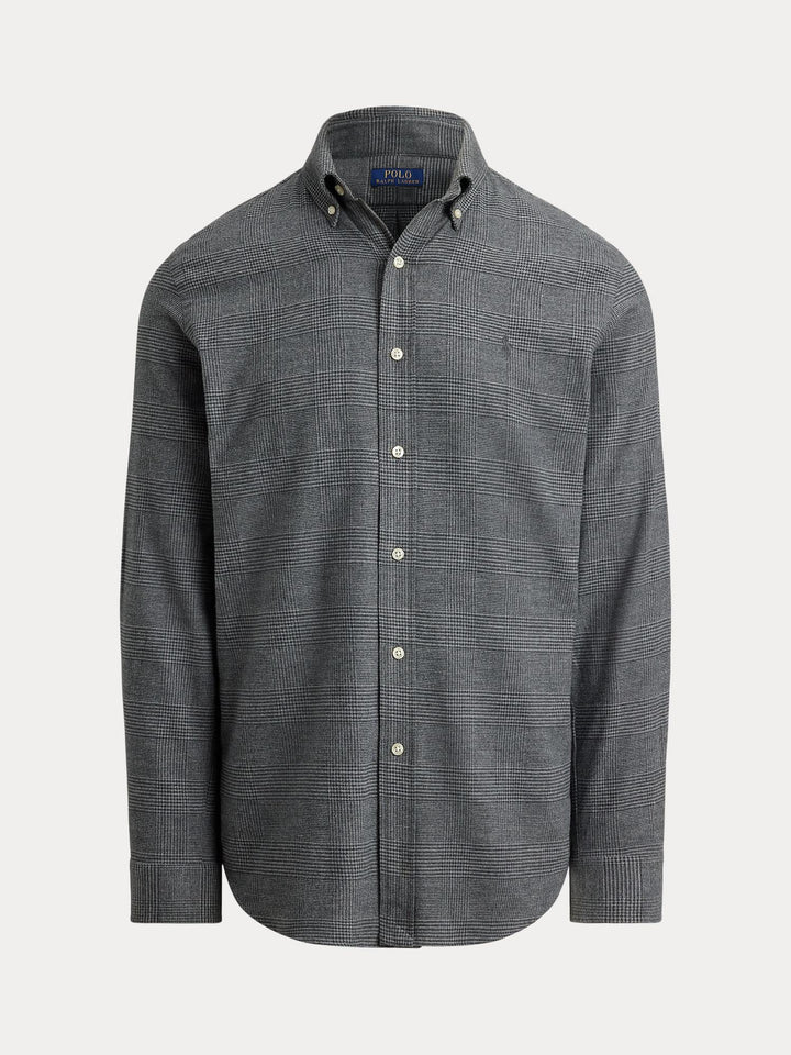 Custom Fit Plaid Performance Twill Shirt