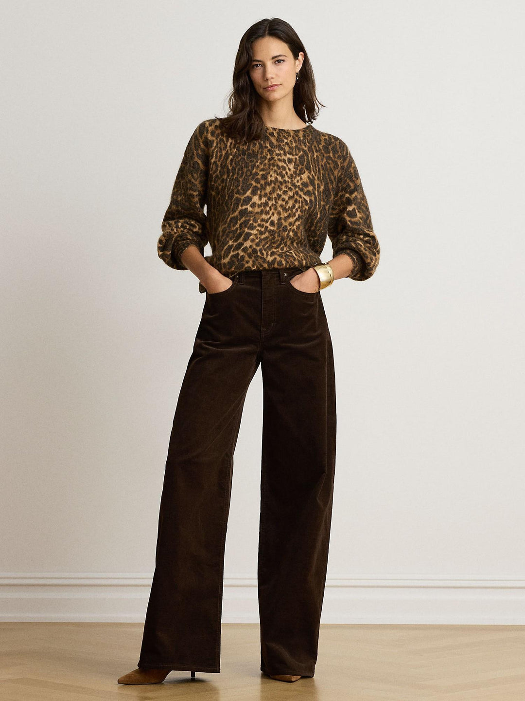Corduroy High-Rise Super Wide-Leg Pant