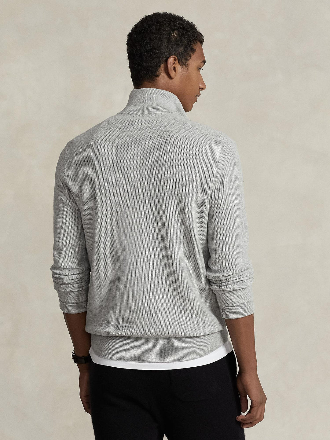 Knit Cotton Quarter Zip