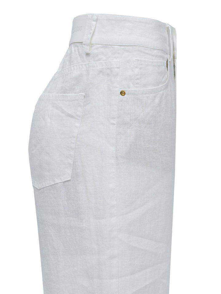 Wide leg linen