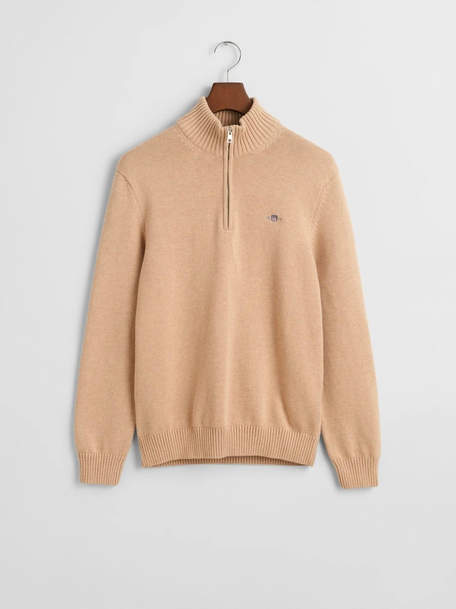 Casual Cotton Half Zip