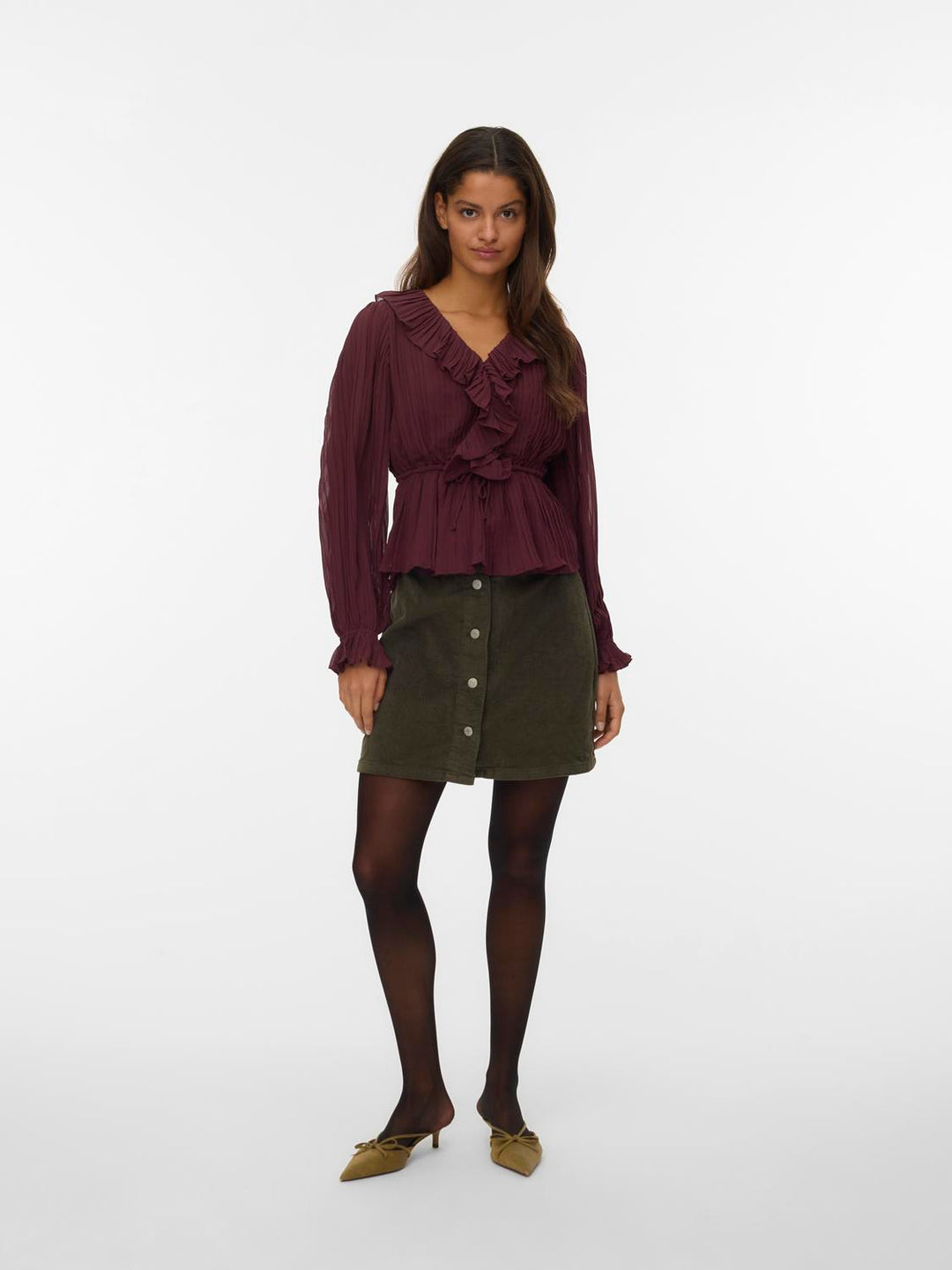 VMETTA HR SHORT CORD SKATER SKIRT NOOS