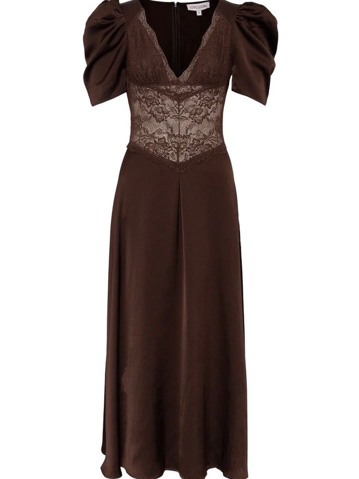 Francis lace midi dress