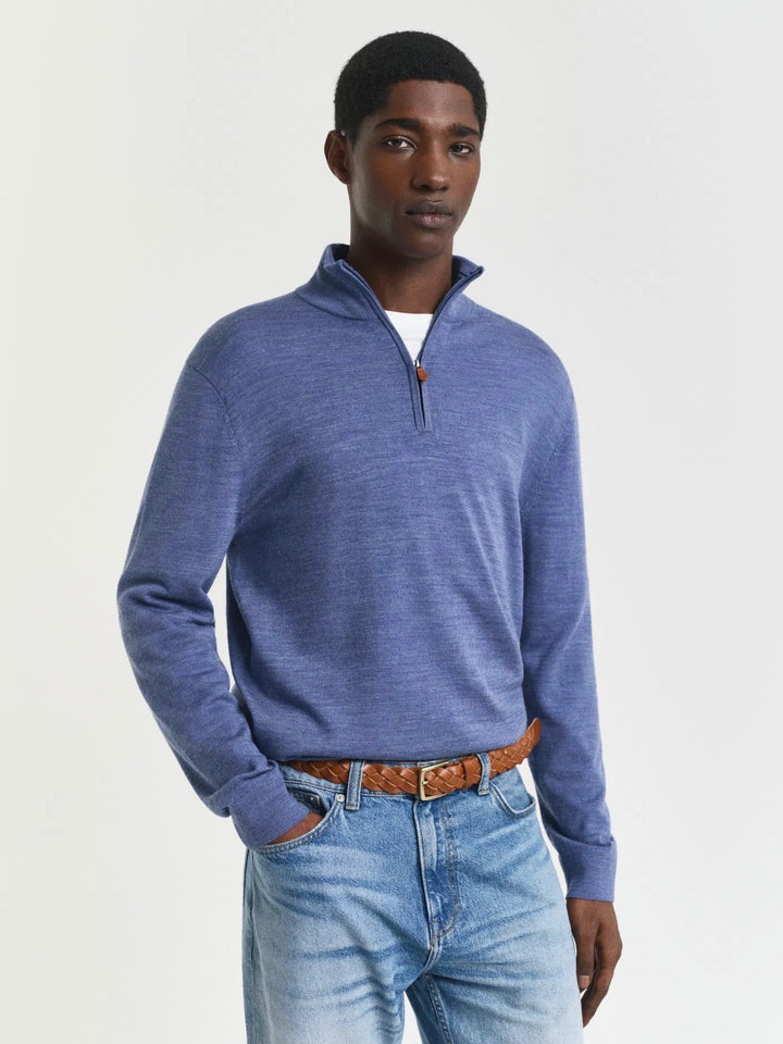 Extrafine Merino Wool Half Zip