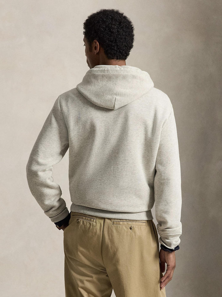 Logo fleece hoodie