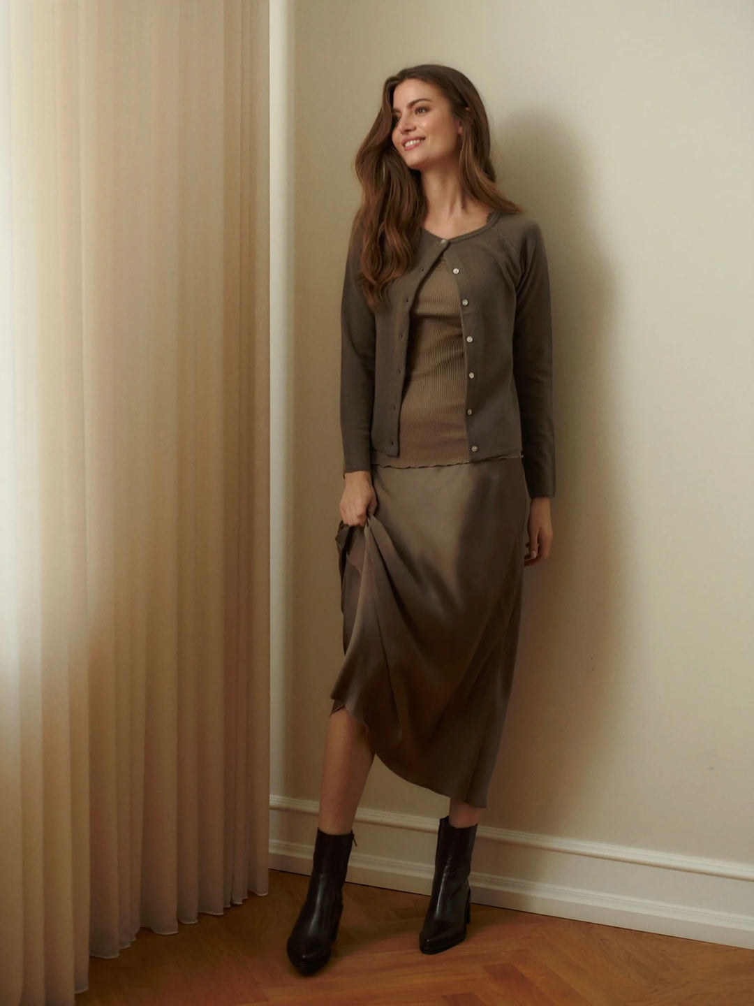 RWBabette silk U-neck
