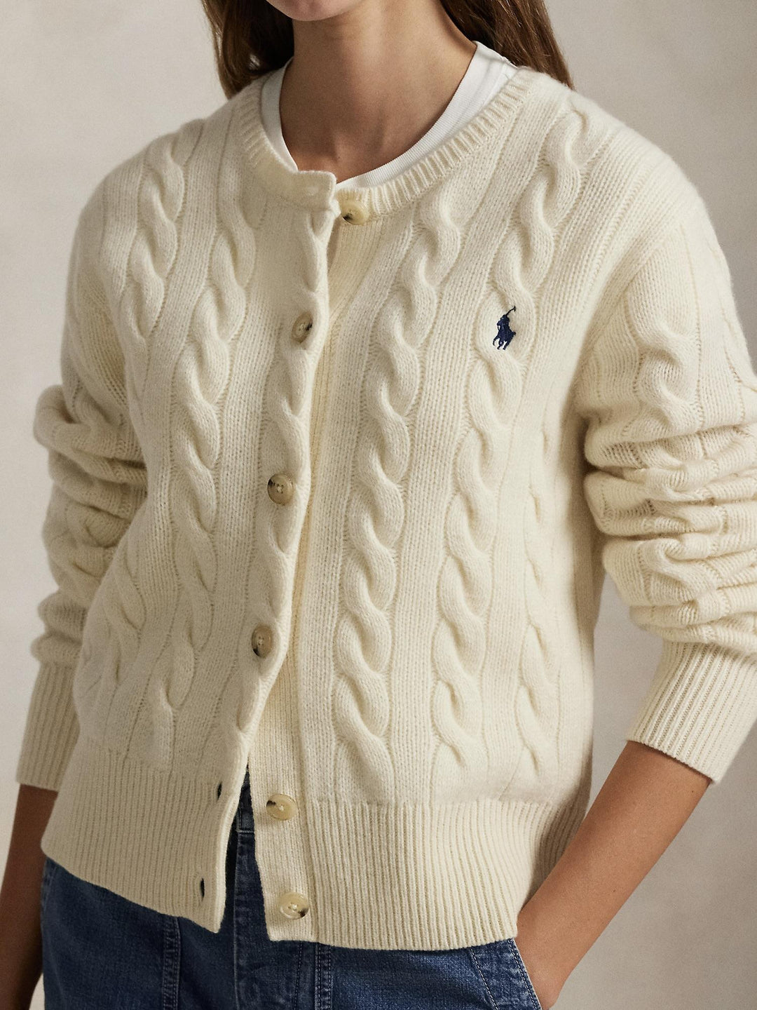 Wool cashmere cardigan