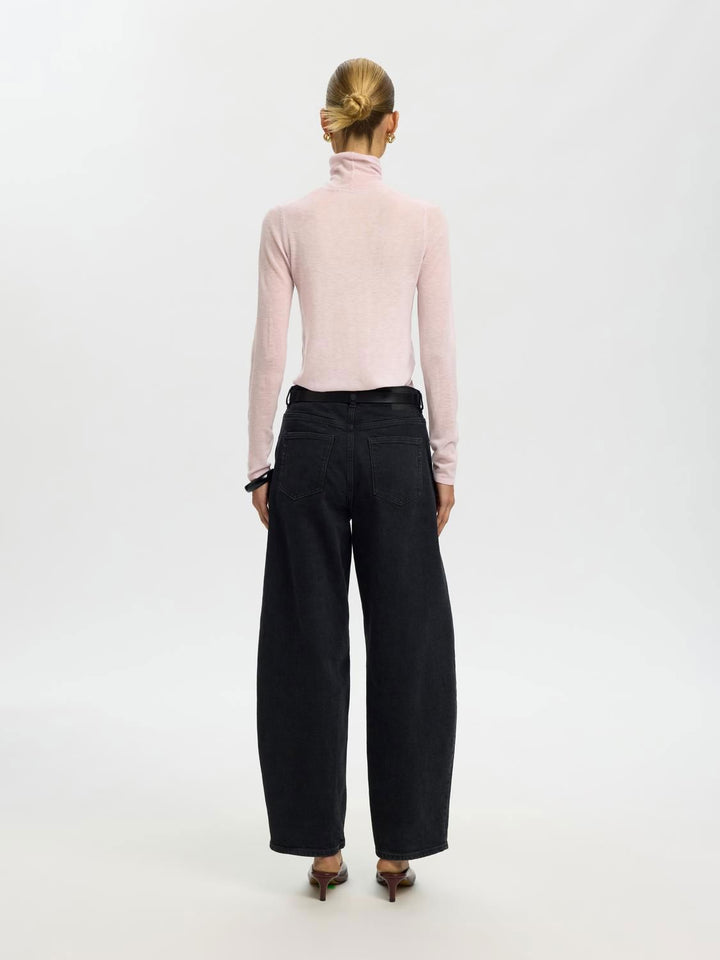 Slwvendy Wool Ls Knit Roll Neck Noos