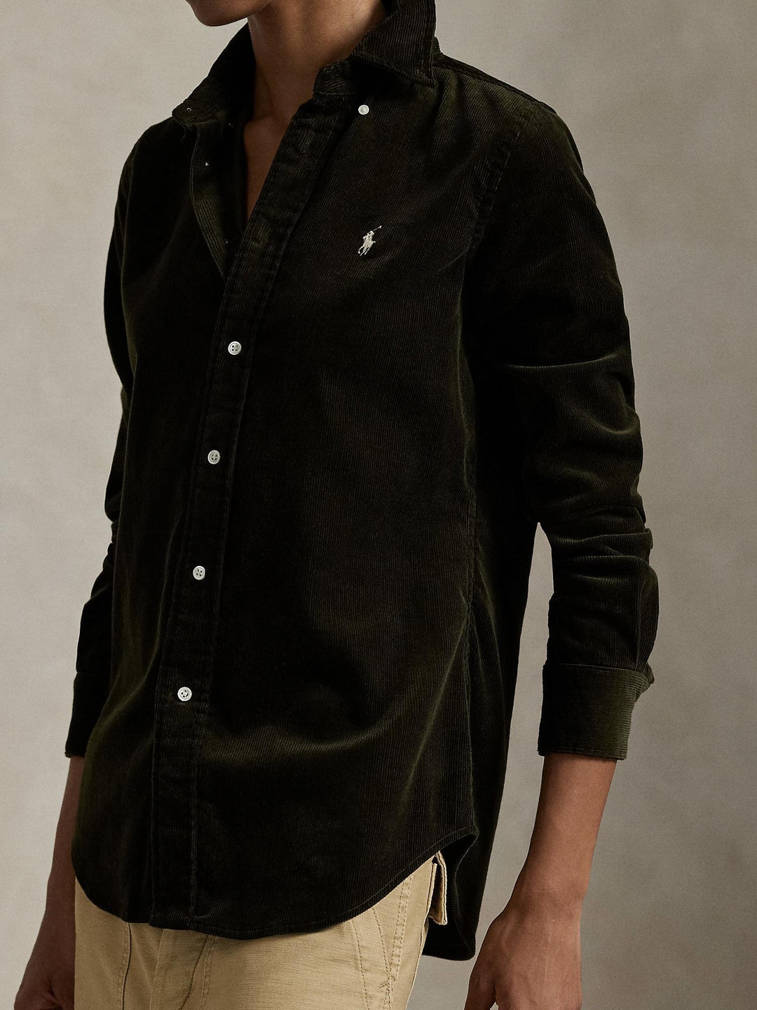 Slim Corduroy Shirt