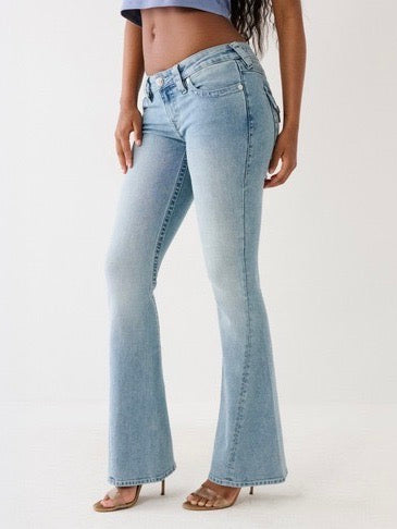 TRUE RELIGION JOEY LOW RISE FLARE