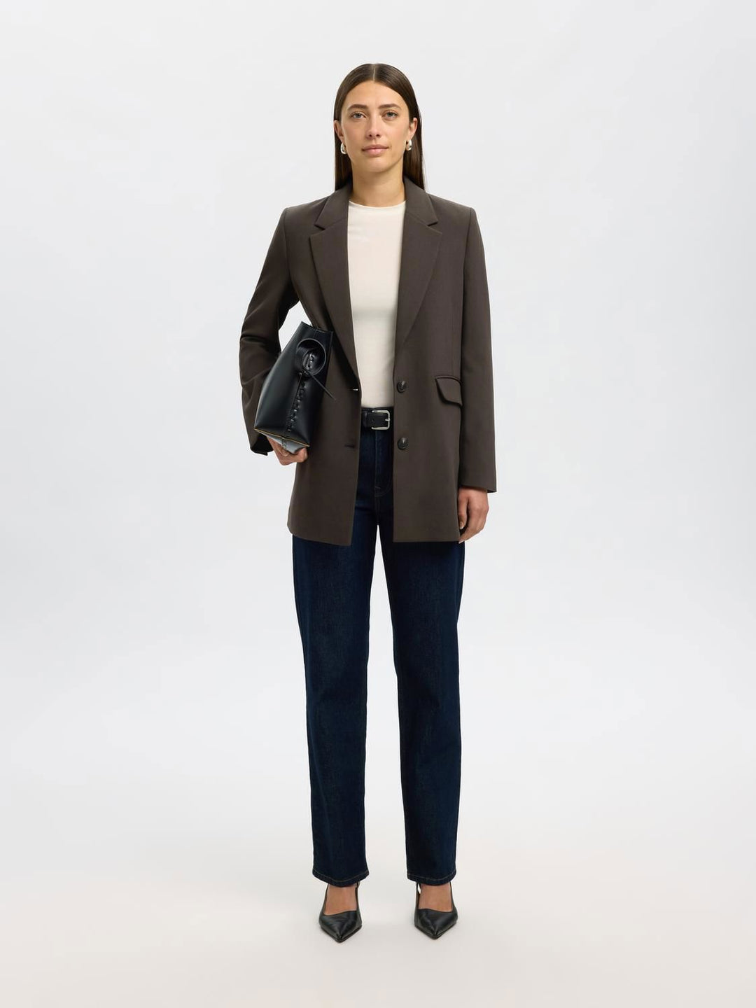 Slwrita Ls Relaxed Blazer Mel
