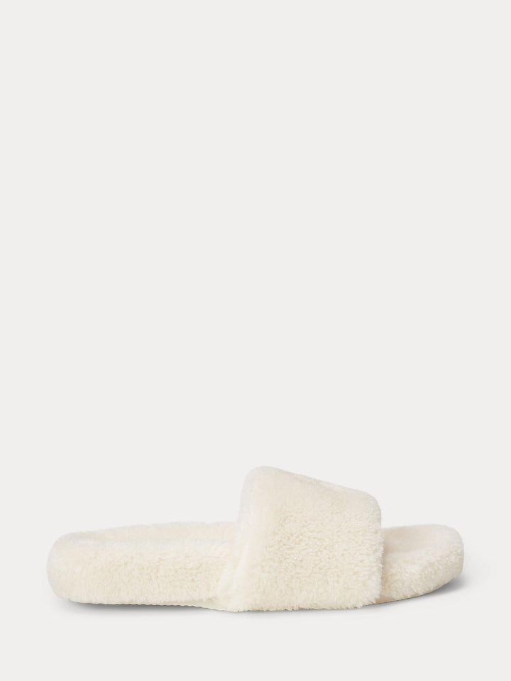 Faux shearling slipper