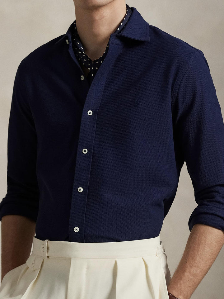 Honeycomb Knit Shirt