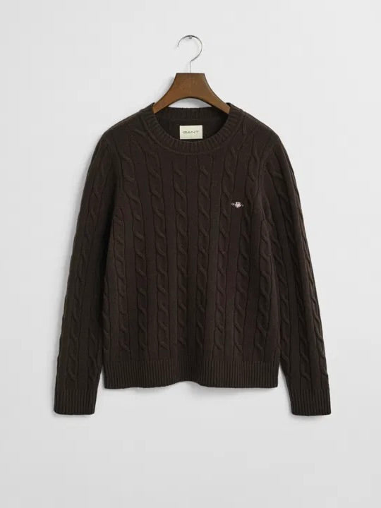 Lambswool Cable C-neck