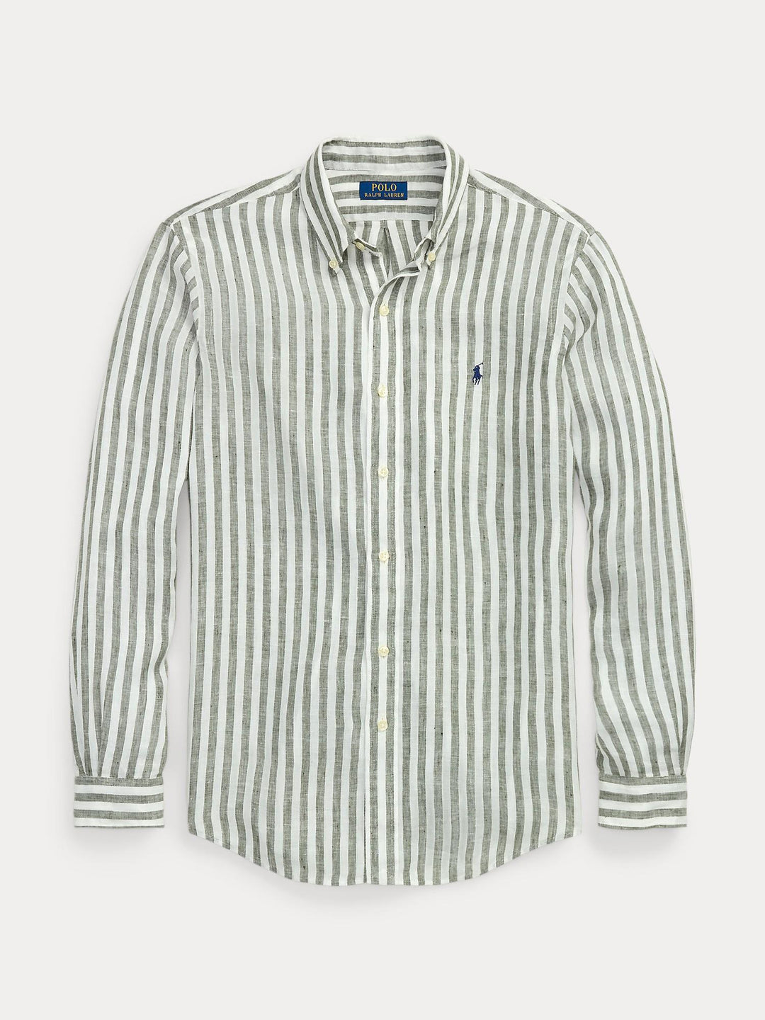 Custom Fit Striped Linen Shirt