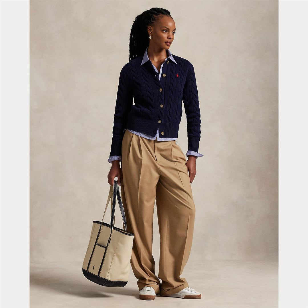 Cable Wool Casmere Cardigan