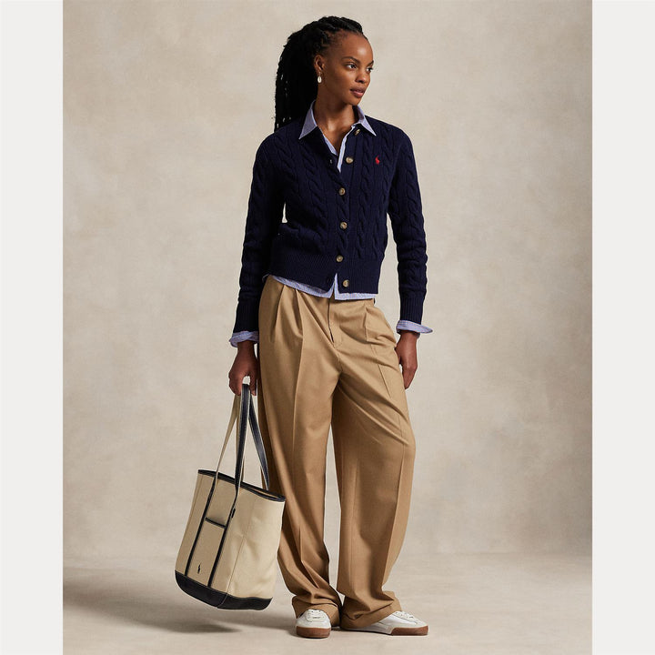 Cable Wool Casmere Cardigan