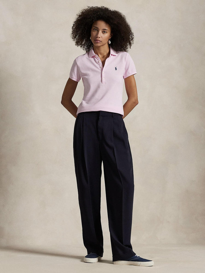 Slim fit stretch polo shirt