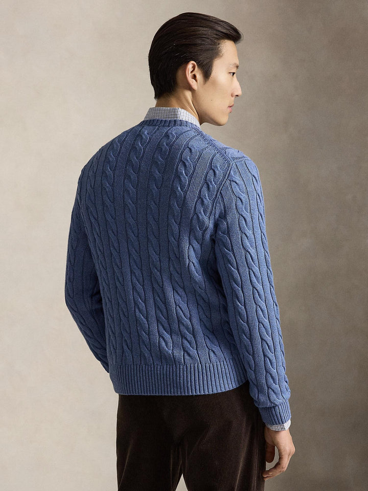 Cable Knit Cotton Sweater