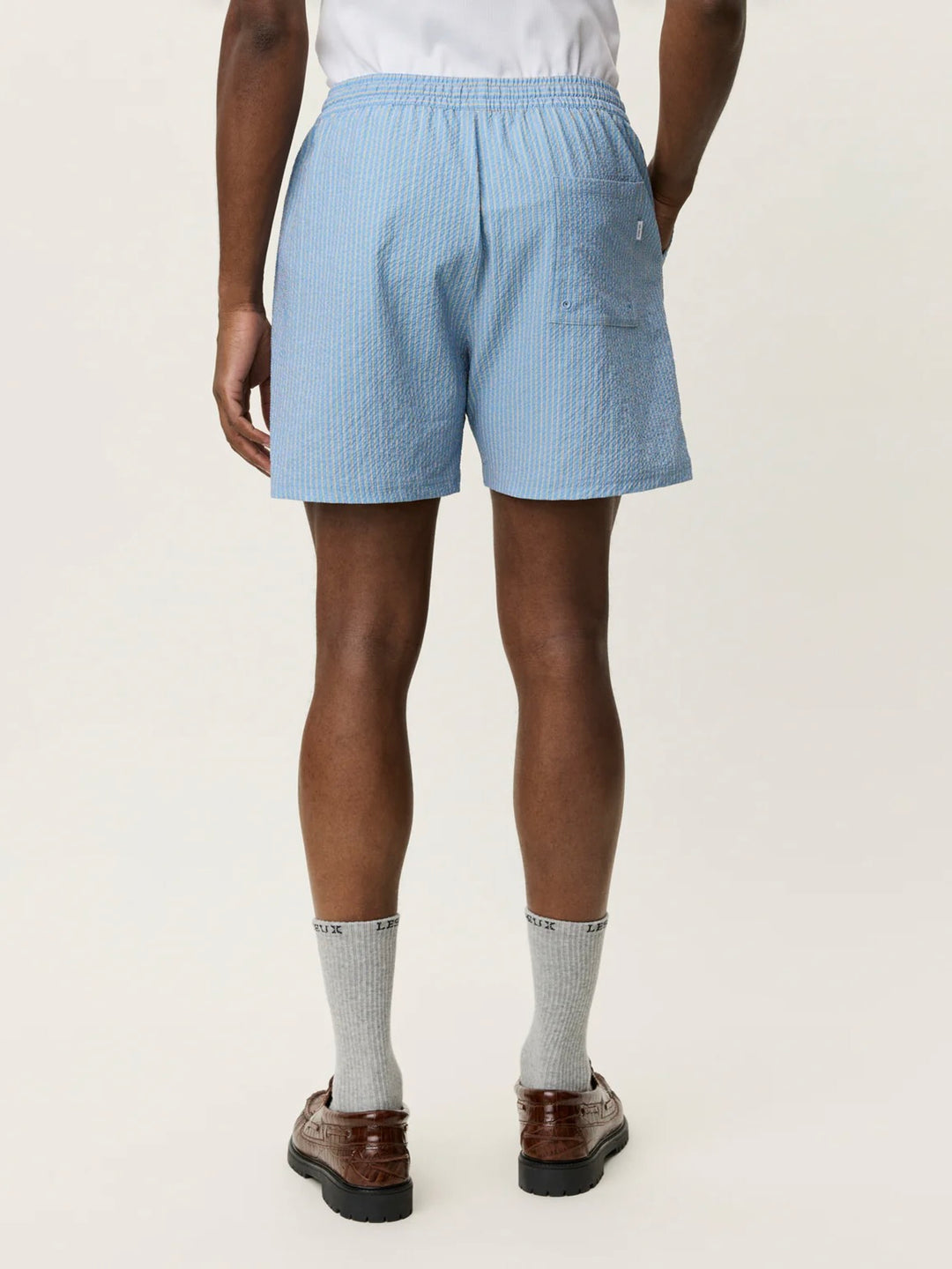 Stan Stripe Seersucker Swim Shorts