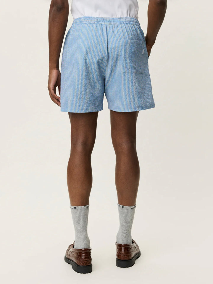Stan Stripe Seersucker Swim Shorts