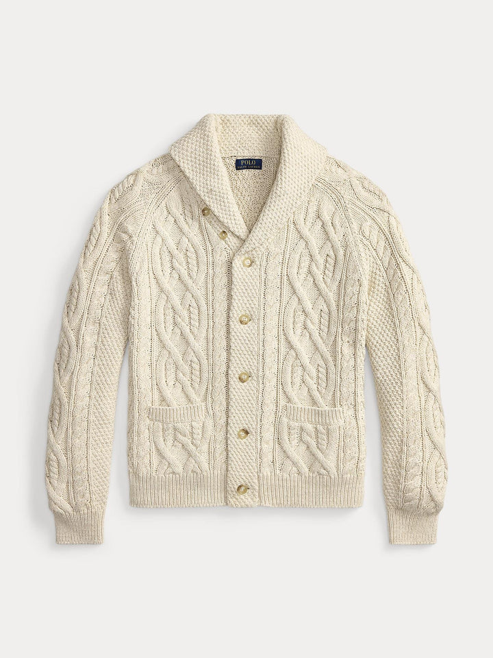 Aran Cotton Cardigan