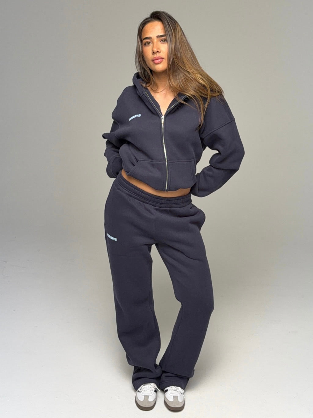 Signature Oversized Zip Hoodie