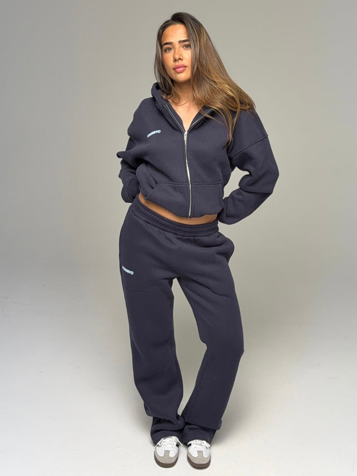 Signature Oversized Zip Hoodie