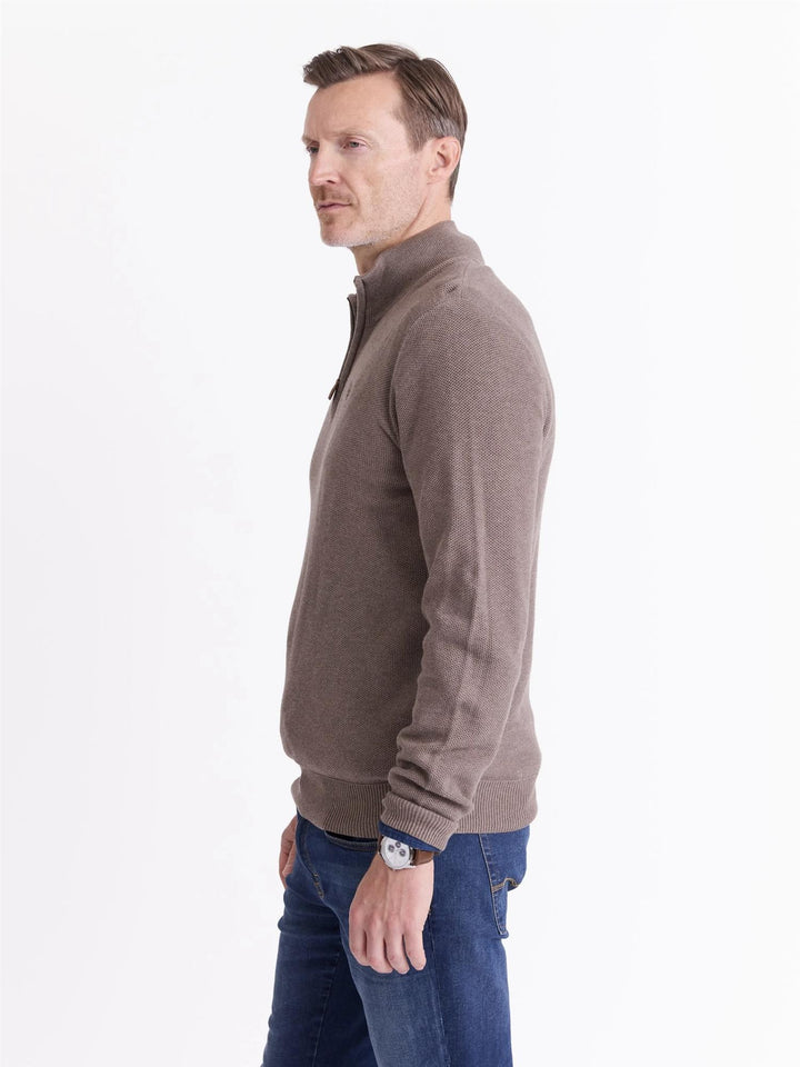 Maddison zip genser