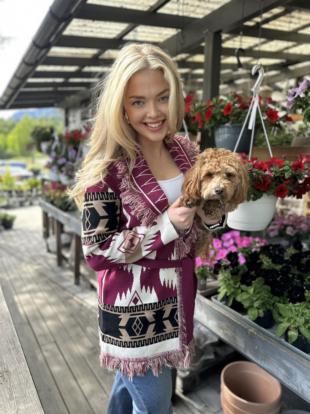 Cardigan red