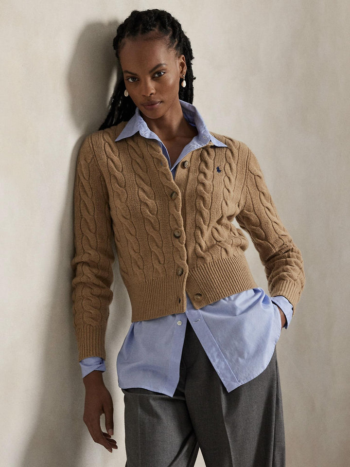 Wool cashmere cardigan