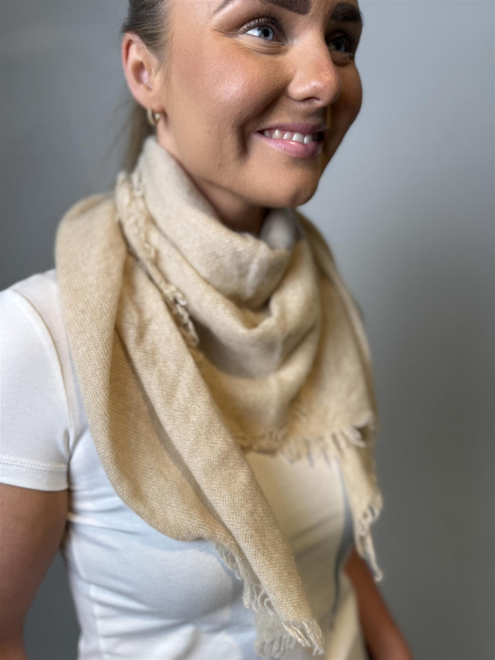 Mona kasjmir triangel skjerf