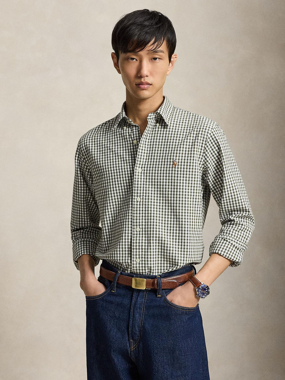 Custom fit Oxford shirt