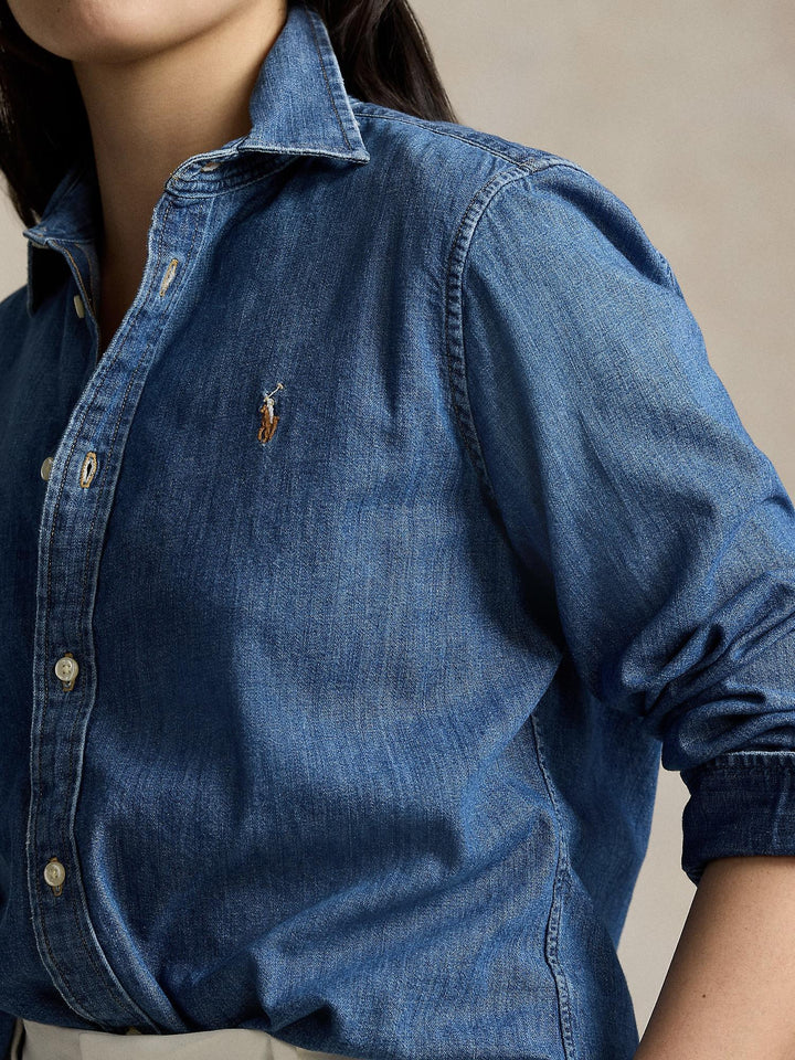 Slim Fit Denim Shirt