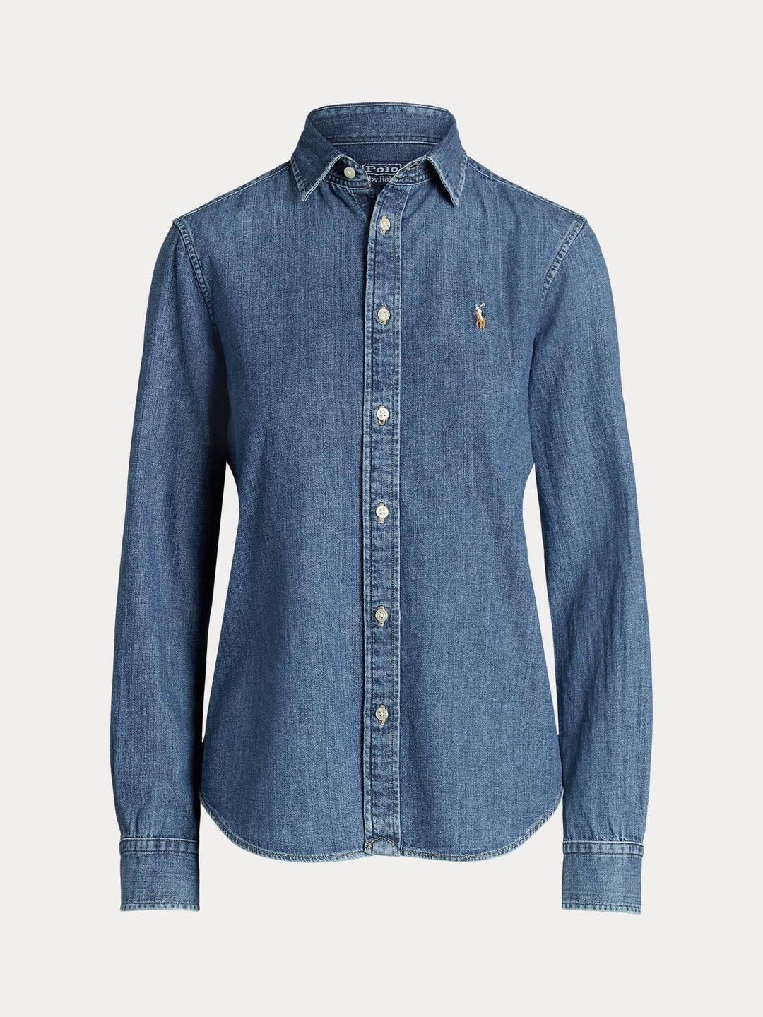 Slim fit denim shirt
